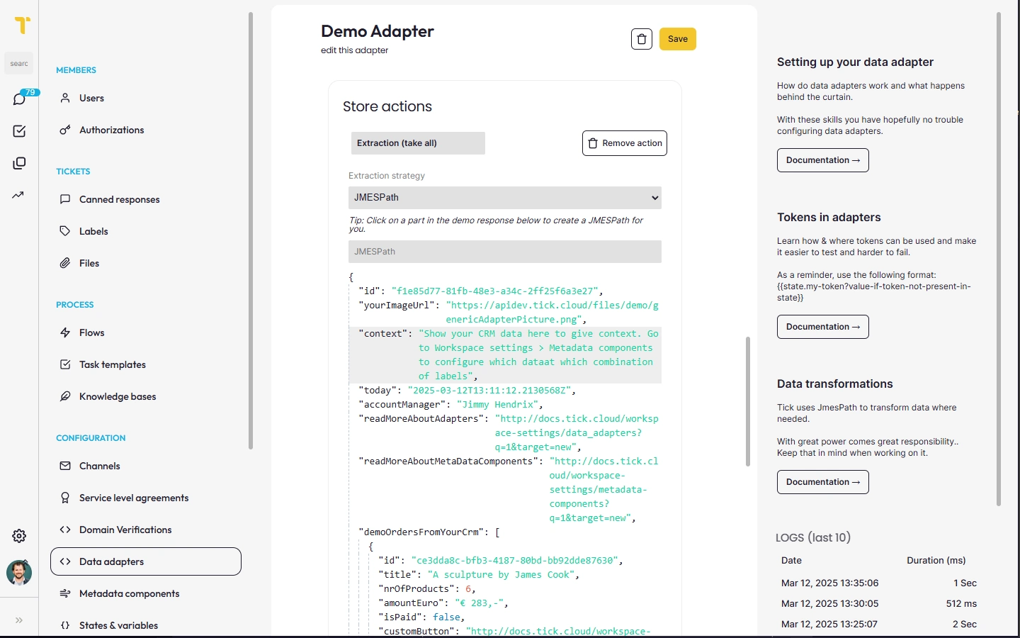 Selecting EasyCreate data with JMESPath