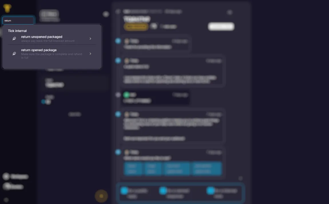 A knowledge base article in Tick